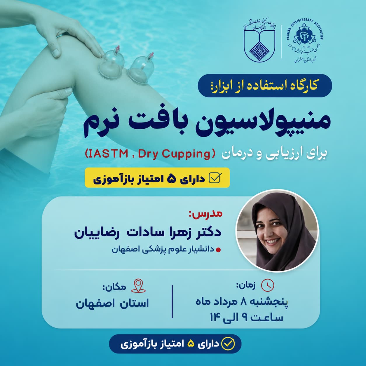 کارگاه تخصصی استفاده از گرستون و کاپینگ خشک
